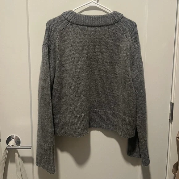 NEW Polo Ralph Lauren Cashmere Knit Sweater in Grey Size S